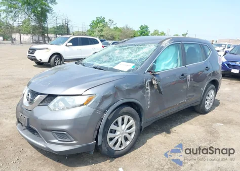 2016 Nissan Rogue S из США, поврежденный, VIN 5N1AT2MV5GC910678